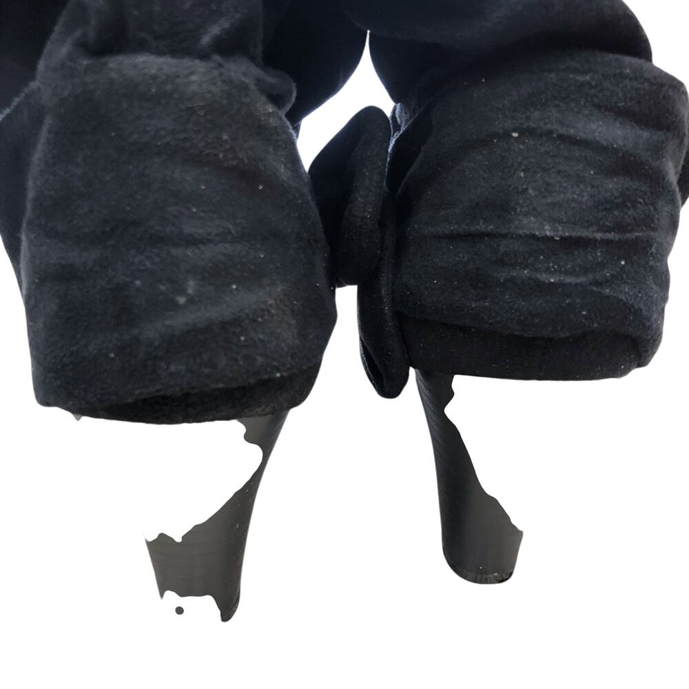 Cato Black Suede Boots 9M - Picture 4 of 16